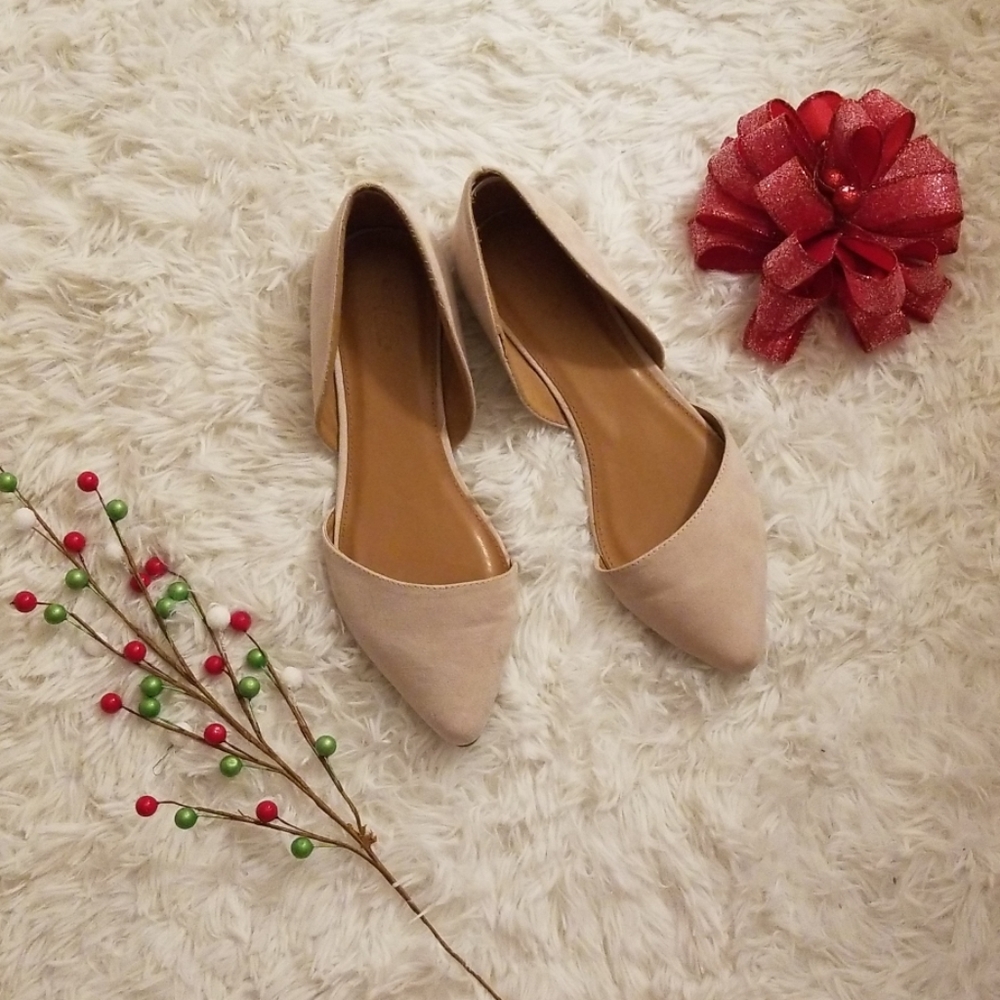 Cream Simple Flats